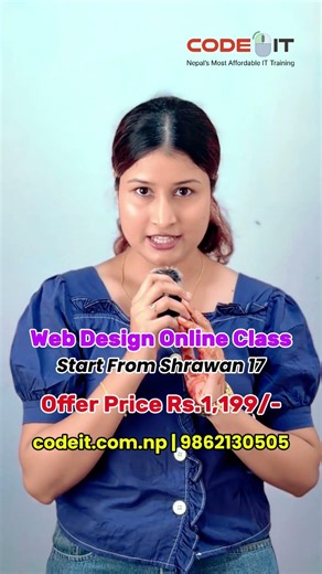 🌐 Web Design Training – Build Your First Website! #codeit #webdeveloper #limitedseats #enrollnow