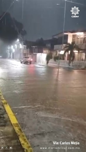 🌧️ Se registra lluvia fuerte en el municipio de Tapachula. Transite con precaución; los afluentes se mantienen en su nivel normal, de acuerdo con Protección Civil | Diario Del Sur Oem