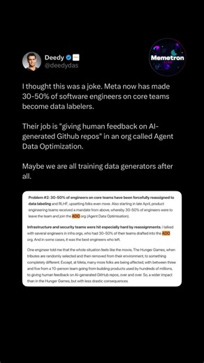 🚨 Meta’s New Engineering Reality Is Wild