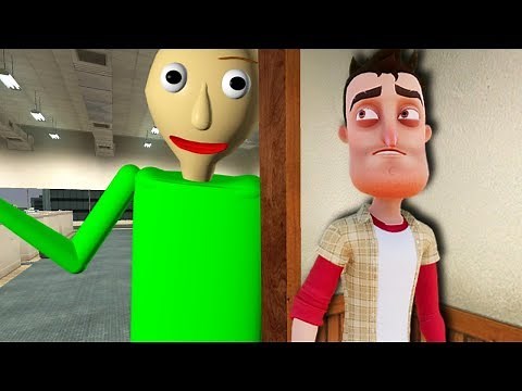 We Played Hide and Seek with Baldi and Friends in Garry's Mod (Gmod)