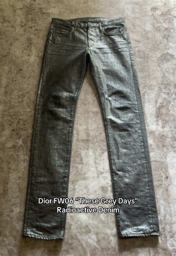 Dior Radioactive Denim: A Fashion Archive Insight