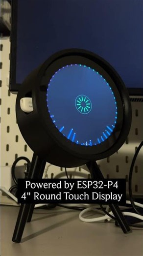 I built a music player that SEES the beat. (ESP32-P4)