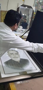 267 reactions · 24 comments | Portrait of Senator Muhammad Talha Mahmood (Size D-22x30 Sepia brown) with frame & Special black box for portrait orders within Pakistan and Worldwide contact Whatsapp: +923335595224 Artist: Waqas Ahmed Shaiq | Waqas Ahmed Shaiq - Artist | Facebook