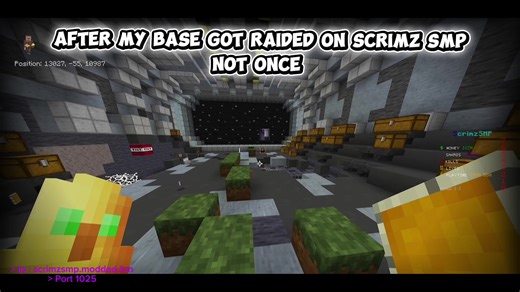 ScrimzSMP Modded Fun: Raiding Stashes in Minecraft