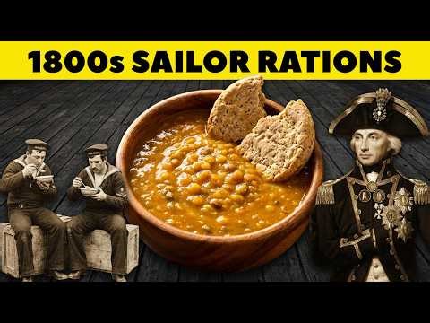15 FORGOTTEN Meals Sailors Ate to Survive Months at Sea in the 1800s