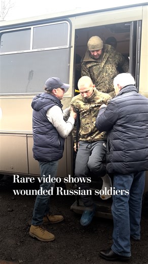 Rare video shows wounded Russian soldiers