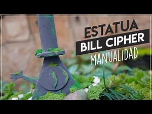 Como hacer la estatua de Bill Cipher de Gravity Falls - Tutorial Gravity Falls