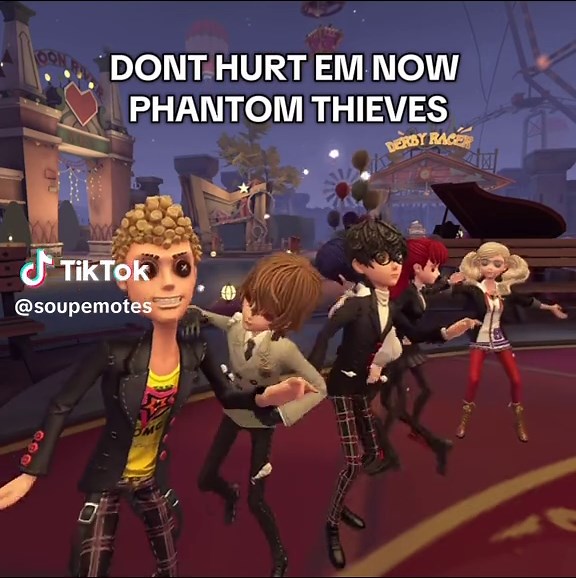 "together, we are phantom thieves!" ahh dance 😭 #persona5 #identityv ...