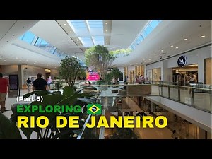 Shopping at One of the Biggest Malls of Rio de Janeiro and Brazil | Barra Shopping Mall