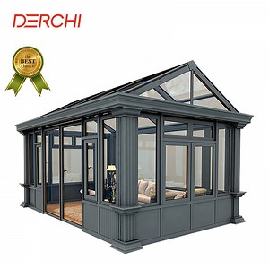 [Hot Item] Telescopic Sun Room Glass House Lean to Porch Patio Screen Enclosure Electric Aluminum Sunroom Price