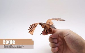 ORIGAMI EAGLE - Simplified version (Jo Nakashima)