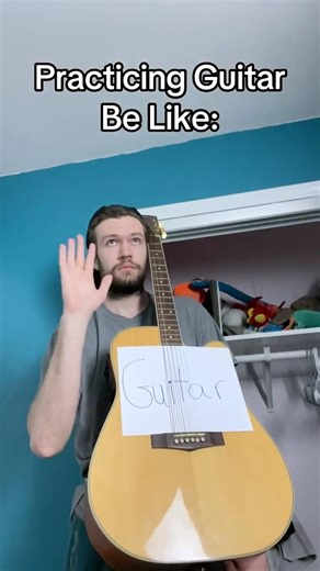 Guitar Practice Gone Wrong… #shorts #comedy #music #guitar #skit