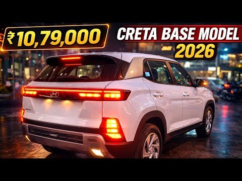 New Creta Base Model 2026 White | Manual Petrol 🔥 Full Review & Price✅ सबसे सस्ता Creta 🔥 Explained