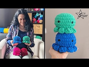 Octopus Crochet Amigurumi Pattern | Easy Tutorial by StelarCrafts