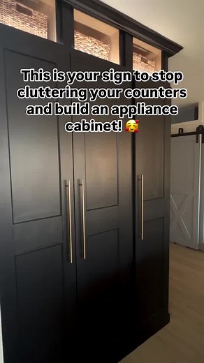 Appliance Cabinet for Kitchen: DIY Appliance Garage Build