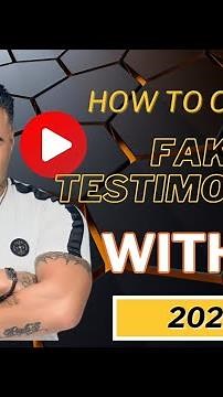 Fake testimonials, how to create them with #ai for free!!