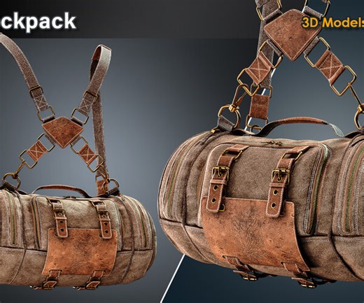 ArtStation - AOT Backpack / 3D Model Full Tutorial | Tutorials