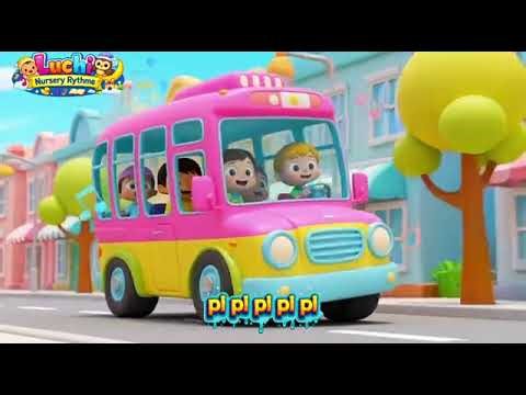 Las Ruedas del Autobús | Luchi Rimas Infantiles y Canciones para Niños