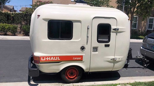 Lightweight Fiberglass Camper Trailer Is A Reminder Of U-Haul's Past