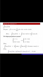 Calcul d’intégrales #maths #mathshorts