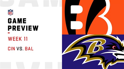 Bengals vs. Ravens Preview Week 11