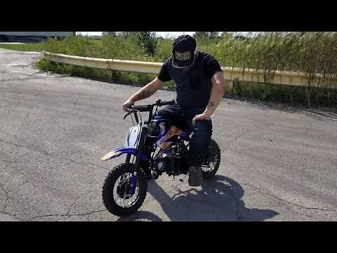 How To Wheelie On a Dirt Bike 110cc Coolster Pit Bike For Sale