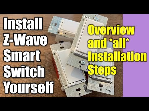 Z-Wave ● Enbrighten Switch ● How to Install a Smart Switch by Yourself ✅ DIY zwave