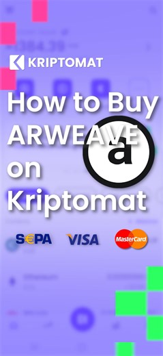 How to Buy Arweave (AR) on Kriptomat | Kriptomat Mobile App Tutorial