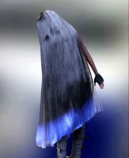 Very Long Hair Animation 2