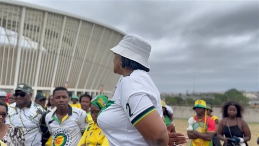Today, Comrade Nomvula Mokonyane, ANC 1st DSG, shares a vote of thanks to the ANC Members and Supporters who demonstrated the renewal process of the #ANCcleaningCampaign at Moses Mabhida Stadium, Durban #ANCatWork #VoteANC | MyANC