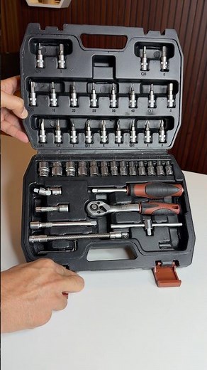 BUILDSKILL 1/4 inch socket set 46 Pcs #toolreview #shortsfeed #shorts