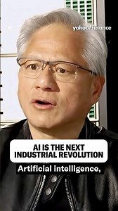 Jensen Huang thinks AI is the next industrial revolution.
