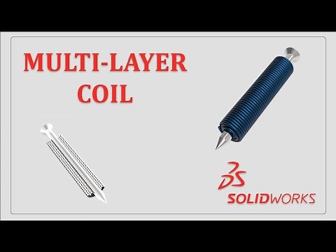 How to Create Multi-Layer Coil in Solidworks | Simple techniques