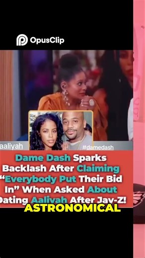 Dame Dash Says He & Jay-Z Both Made Their Move on Aaliyah #Drama #HipHop
