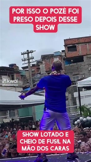 Show that MC Poze was arrested #funk #trapbr #mcpoze