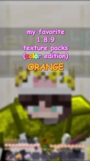 Best Orange and Peach Texture Packs for Minecraft Bedwars