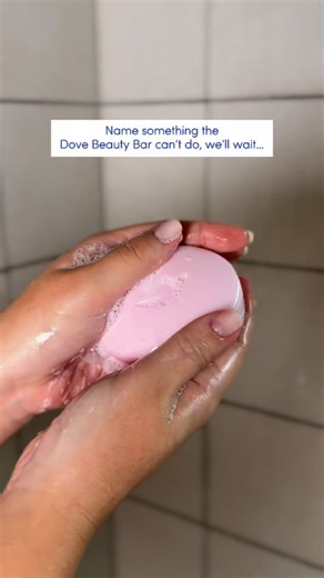 The Beauty Bar that does it all. Tell us, Dovelies, what do you use your Dove Beauty Bar for? 🥹🩷 | Dove