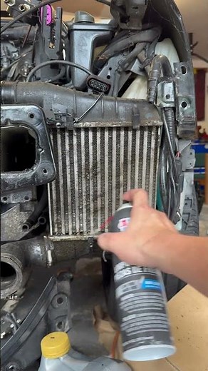 Audi B7 A4 2.0T Intercooler Air Channel Cleaning
