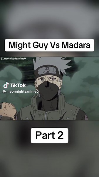 Might Guy vs Madara: Epic Naruto Showdown