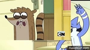 Regular show season 7 episode 3 "The Lunch Club" on Make a GIF