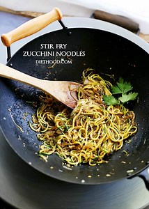Stir Fry Zucchini Noodles Recipe