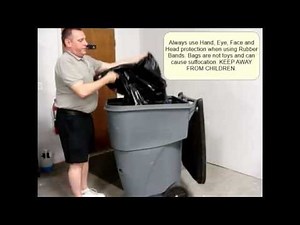 95 Gallon Trash Bags for Rubbermaid Carts