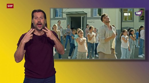 #SayHi 2022: Musikvideo von Luca Hänni zu «I bi da für di» in Gebärdensprache - Kinder- und Jugendsendungen in Gebärdensprache - Play SRF