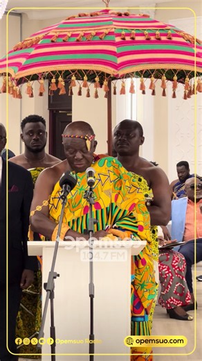 Ghana must not remain supplier of raw materials - Otumfuo