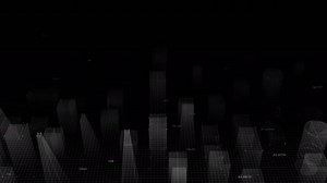 Technological Digital Background Consisting Futuristic City Data Looped