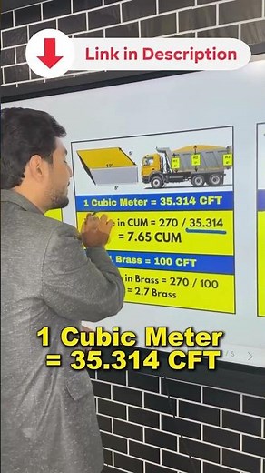 ✅How to Measure Sand in Truck CFT, CUM, Brass, Tones #viral #viralshorts