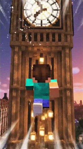 🕰️ Minecraft Big Ben | London Vibes 🇬🇧Big Ben shines in Minecraft! ⛏️✨#Minecraft #BigBen #London