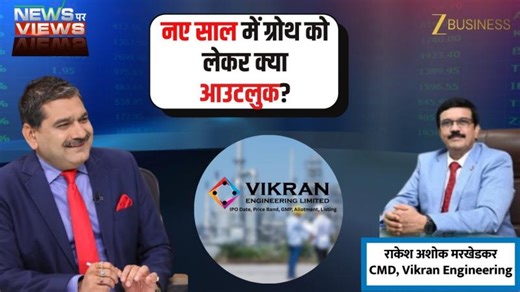 Vikran Engineering Order Book Explained | CMD on Growth Outlook with Anil Singhvi | Zee Business | Anshu Mukherjee