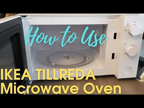 ♨️ IKEA TILLREDA Microwave Oven: How to use in 5 steps