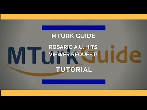 MTurk Guide Tutorial - Image Tag Selection - Rosario A.U.